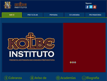 Tablet Screenshot of kolbeinstituto.edu.mx